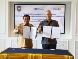 Dukung Pelayanan Jaringan Internet Pulau Terluar, Sekjen Kemendagri Jalin Kerja Sama dengan Bank Mandiri