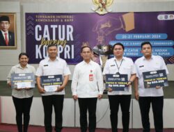 Sekretaris Korpri Resmi Tutup Turnamen Catur Tingkat Kemendagri dan BNPP
