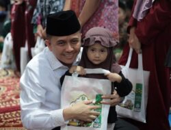 Pj Gubernur Sumsel Fatoni Tebar Kebahagiaan Bersama 1.445 Yatim Piatu