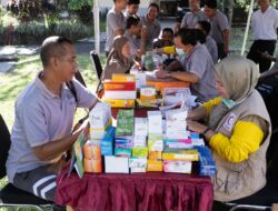 Warga Binaan Rutan Bangli dan Masyarakat Umum Antosias Ikuti Pemeriksaan dan Pengobatan Gratis