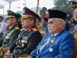Sekda Sultra Asrun Lio Hadiri HUT TNI AU Ke-78