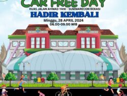 Car Free Day Kota Bekasi Dibuka Kembali