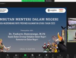 Kemendagri Intruksikan Pemprov Kaltara Percepat Pembangunan Daerah Berbasis Inovasi