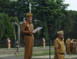 Pemkab Lamtim Melaksanakan Upacara Peringatan Hari Otonomi Daerah (Otda) ke XXVIII Tahun 2024