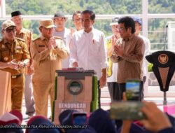 PJ. GUBERNUR SULTRA DAMPINGI PRESIDEN RI RESMIKAN BENDUNGAN AMERORO DAN KSPN WAKATOBI