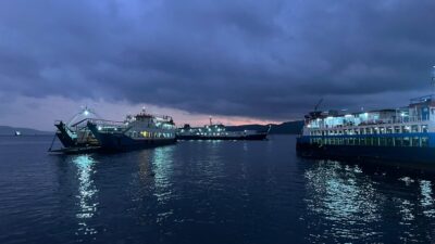 Cuaca Buruk di Selat Bali, KMP Gerbang Samudera 5 Kandas di Dekat Dermaga LCM Gilimanuk