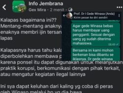 Meskipun Dipenjara, Ternyata Winasa Masih Bisa Pegang HP dan Bermanuver