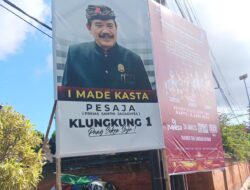 Baliho Jadi Calon Bupati Klungkung, I Made Kasta Respon Santai