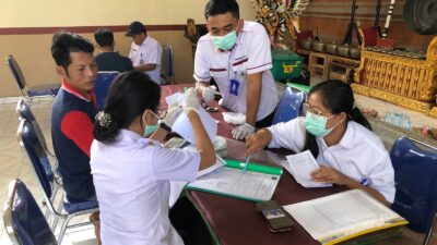 Cegah Penyakit Menular, Puluhan WBP Rutan Negara Diperiksa Kesehatan