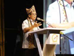 Pj. Gubernur Samsudin Bersama Sekretaris Dirjen Kebudayaan Fitra Arda Buka Festival Musik Tradisi Indonesia “Recaka Musik Lampung” di PKOR Way Halim