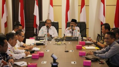 Gubernur Samsudin Terima Kunker Ketua Komite III DPD RI Abdul Hakim, Bahas PPDB Sistem Zonasi dan Persiapan PON XXI Aceh-Sumut