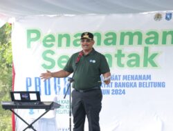 Pj Gubernur Safrizal Beri Semangat Menanam di Launching Semarak Babel 2024