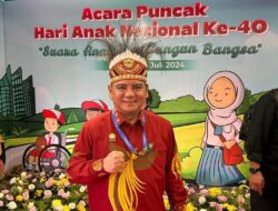 Pj Gubernur Sultra Hadiri Puncak Peringatan Hari Anak Nasional ke-40 Tahun 2024 Di Papua