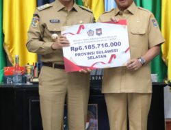 Terbaik Dalam Pengendalian Inflasi, Pemprov Sulsel Terima Insentif Fiskal Rp6,1 Miliar dari Kementrian Keuangan