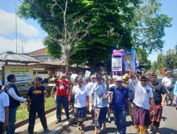 Tamba-Dana Daftar ke KPU Jembrana, Diiringi Pawai Budaya Meriah