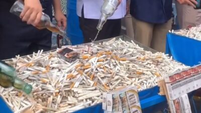 Bea Cukai Bali Musnahkan Barang Ilegal Senilai Miliaran Rupiah