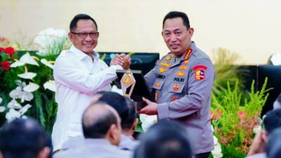 Mendagri Ajak Polri dan Pemda Sukseskan Agenda Nasional di Apel Kasatwil 2024