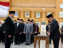 Mendagri Tito Lantik Pejabat Pimpinan Tinggi Pratama di Lingkungan Kemendagri