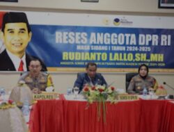 Polres Pelabuhan Makassar menerima kunjungan kerja reses Anggota Komisi III DPR RI