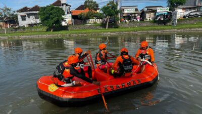 Terpeleset Saat Mancing di Sungai Pemogan, Pencarian Masih Berlangsung