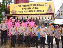 Kapolres Pelabuhan Makassar Tinjau Pos Operasi Lilin 2024, Pastikan Keamanan Jelang Nataru