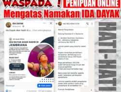 Hati-Hati…! Ini Patut Diduga Mudus Penipuan Berkedok Pengobatan Alternatif Ida Dayak