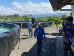 Pihak Desa Penyaringan Cek Aktifitas Pembagunan Tambak Udang di Tanah Negara