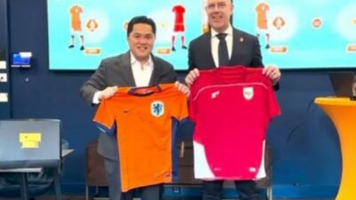 Erick Thohir Kunjungi KNVB, Isyarat Indonesia vs Belanda Kembali Digelar?