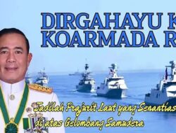 Koarmada RI di Bawah Laksdya Denih Hendrata: Tangguh di Laut, Berprestasi di Darat