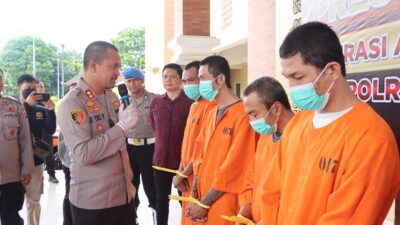 Mantap, Selama Operasi Antik Agung 2025, Sat Narkoba Polres Jembrana Bekuk Enam Pengedar Sabu