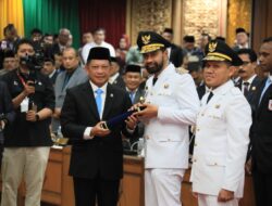 Atas Nama Presiden, Mendagri Lantik Gubernur dan Wakil Gubernur Aceh Masa Jabatan 2025-2030