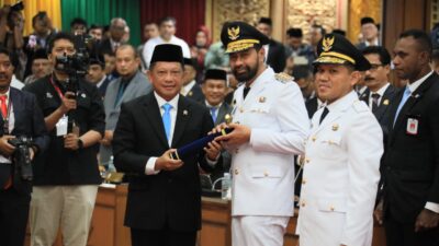 Atas Nama Presiden, Mendagri Lantik Gubernur dan Wakil Gubernur Aceh Masa Jabatan 2025-2030