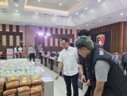 AKBP Lulik Febyantara Wakili Polda Sulsel di Konferensi Pers Pengungkapan Narkoba 4,171 Ton