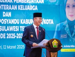 Gubernur Sultra Hadiri Pelantik Ketua TP-PKK dan TP-Posyandu Kab/Kota Se-Sulawesi Tenggara Masa Bakti 2025-2030
