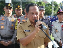 Hadiri Apel Gelar Pasukan, Mendagri Ingatkan Kepala Daerah Jaga Arus Mudik dan Stabilitas Harga Pangan