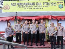 Kapolres Metro Jakbar Pastikan Keamanan Malam Takbiran, Tinjau Pospam dan Kampoeng Ramadhan