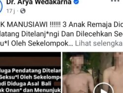 Heboh Unggahan di Medsos Tiga Remaja Dilecehkan Gegara Nyolong Gas, AWK Berang Minta Polisi Mengusut