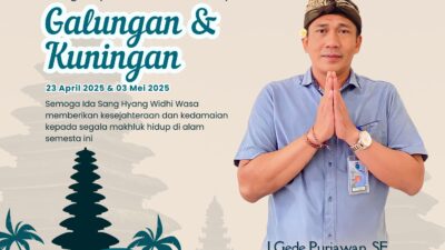 Direktur Beserta Staf Perumda Air Minum Amertha Jati Kabupaten Jembrana Mengucapkan Selamat Hari Raya Galungan dan Kuningan