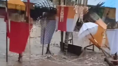 Mih Dewa Ratu…! Pesta Peringatan 100 Hari Kepemimpinan Bang-Ipat Disambut Banjir di Sejumlah Tempat