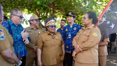 Wamendagri Ribka Haluk Tinjau PLBN Skouw, Pastikan Peningkatan Layanan dan Interaksi Ekonomi Lintas Batas