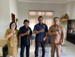 Pasca Dilantik, Pengurus DPC LSM Jarrak Jembrana Audensi dengan Kesbangpol Jembrana