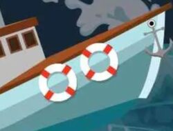 Cuaca Buruk KMP Tunu Pratama Jaya Tenggelam di Selat Bali