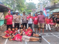 Polisi Di Tambora Hadir Meriahkan Lomba 17 Agustus Bersama Warga RW 003 Duri Selatan