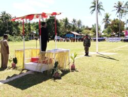Penuh Kehormatan, Sertu Julianus Nusmesse Jadi Komandan Upacara HUT Ke-80 RI di Kepulauan Numfor