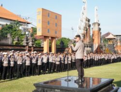 Antisipasi Demo Lanjutan Polda Bali Gelar Apel Siaga, Libatkan 1.521 Personel Polda Bali