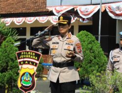 Polres Jembrana Gelar Apel Kesiapan Pengamanan Parade Budaya HUT Kota Negara ke-130, Kerahkan 478 Personel Gabungan