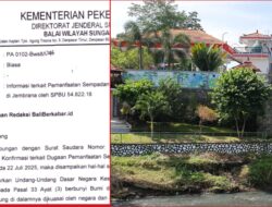 BWS Bali Penida Tegaskan Ada Pelanggaran di Sempadan Sungai Ijo Gading oleh SPBU di Jembrana 