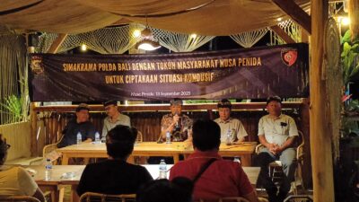 Warga Dikanurayang, Intelkam Polda Bali Gelar Simakrama Libatkan Masyarakat Adat