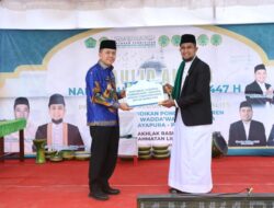 Pj Gubernur Papua Agus Fatoni Letakkan Batu Pertama Pembangunan Gedung Al-Burj Tsalits