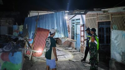 Puting Beliung Terjang Gilimanuk, Belasan Rumah Warga Rusak